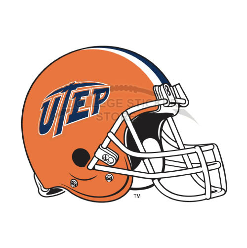 Diy UTEP Miners Iron-on Transfers (Wall Stickers)NO.6780